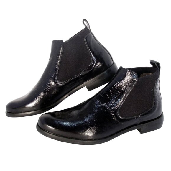 HOMERS ARTISAN $450 Leather Ankle Boots Booties 38.5/8.5 - Made in SPAIN - NWOB - Picture 3 of 9